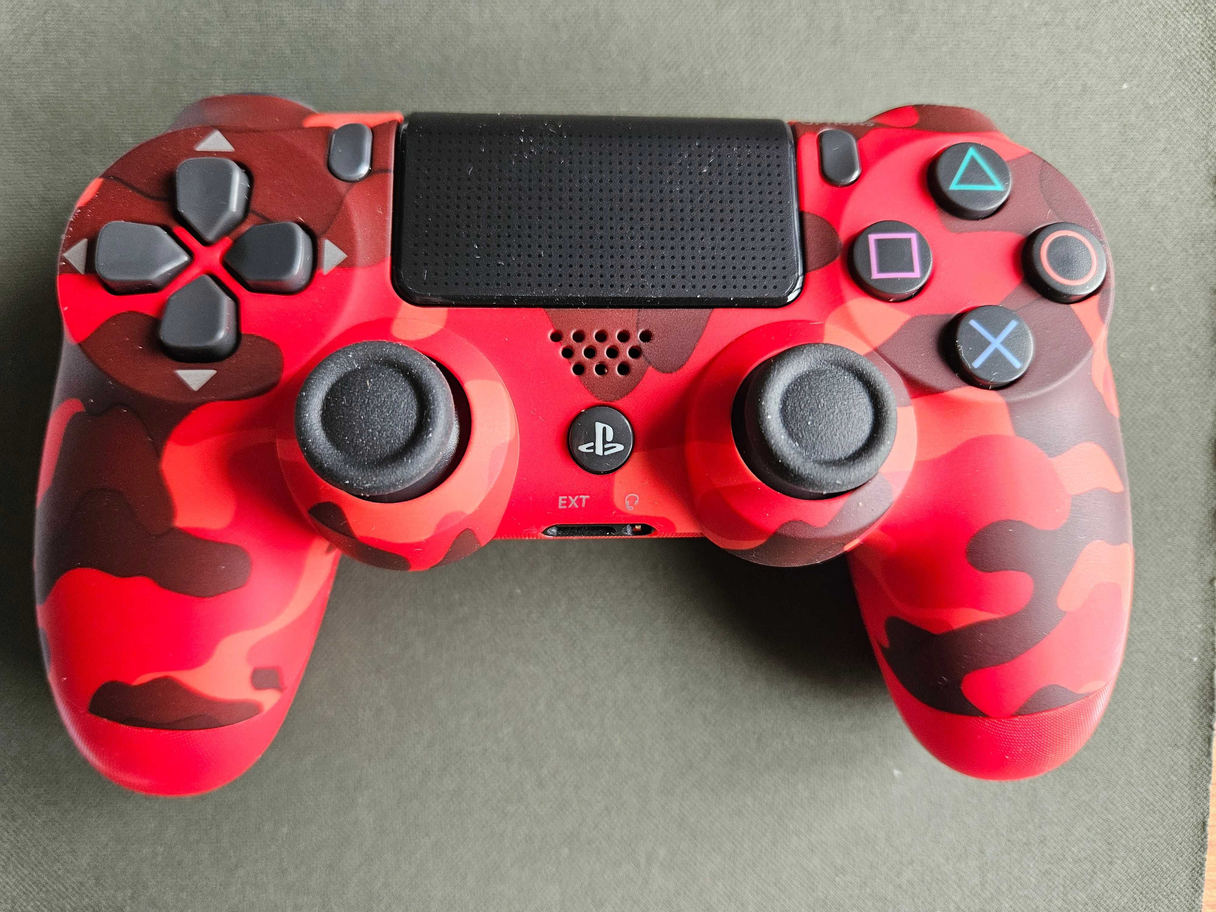 Sprzedam pad kontroler PS4 V2 czerwony camo