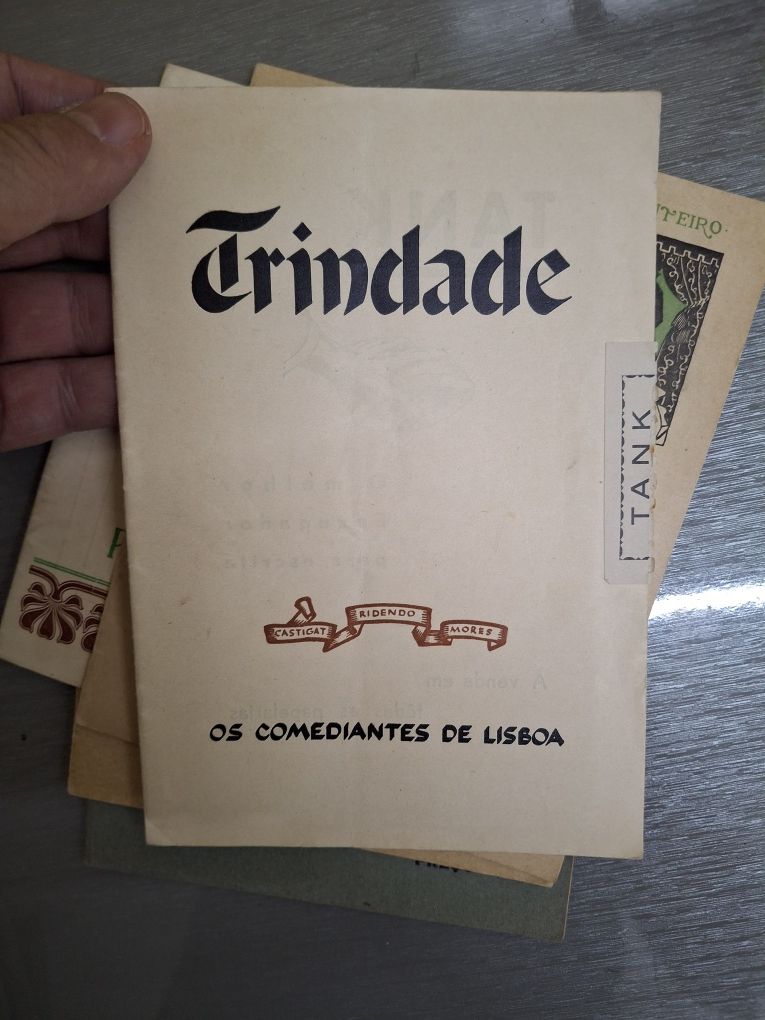 Programas antigos de teatro