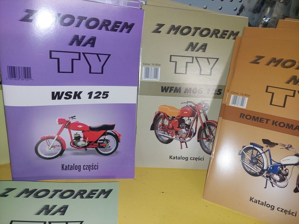 Katalog czesci instrukcja obsługi wsk shl motorynka simson jawa junak