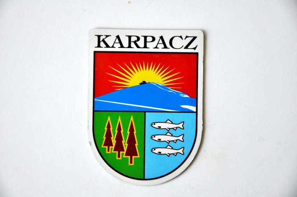 Magnes KARPACZ - herb, emblemat, magnes na lodówkę, pamiątka