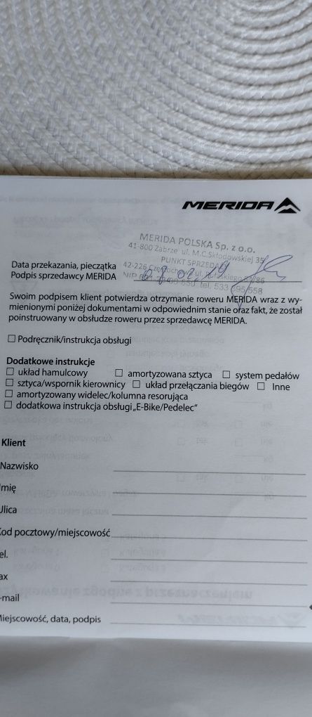 Rower górski MTB Merida big 7
