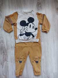 Chłopięcy dresik niemowlęcy bluza i spodenki myszka Mickey