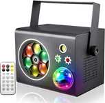 4-Efekty LED Kula Disco Laser Stroboskop Gobo Mix Wzorów i Kolorów DMX