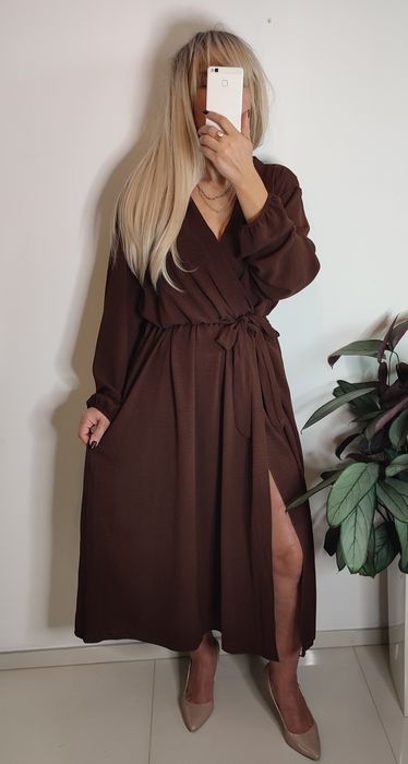 Sukienka plus size 4xl 5xl chrzest wesele