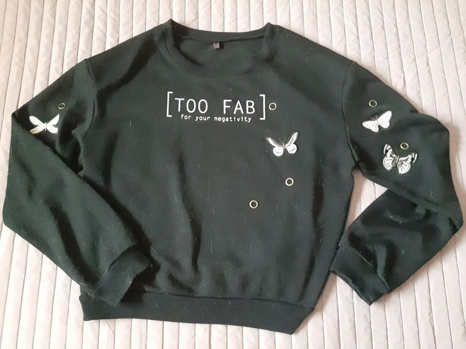 Sweat-shirt preta - Tamanho S