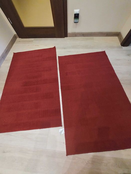 Dywany bordowe  80 x 130 cm  - 2 sztuki