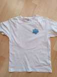 T-shirt biały firmowy junior rozm.158 164