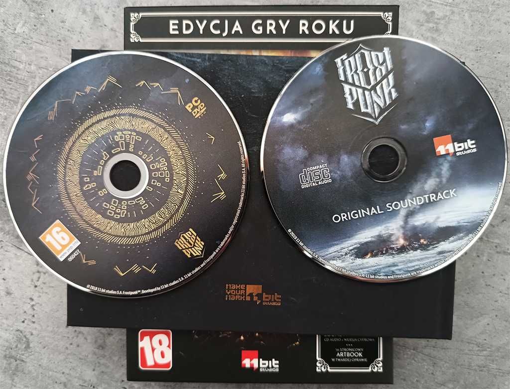 Frostpunk + 3 DLC (komplet). Edycja Gry Roku. NOWA.