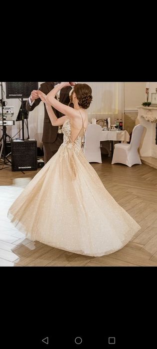 Suknia ślubna Marianna gold Milla Nova