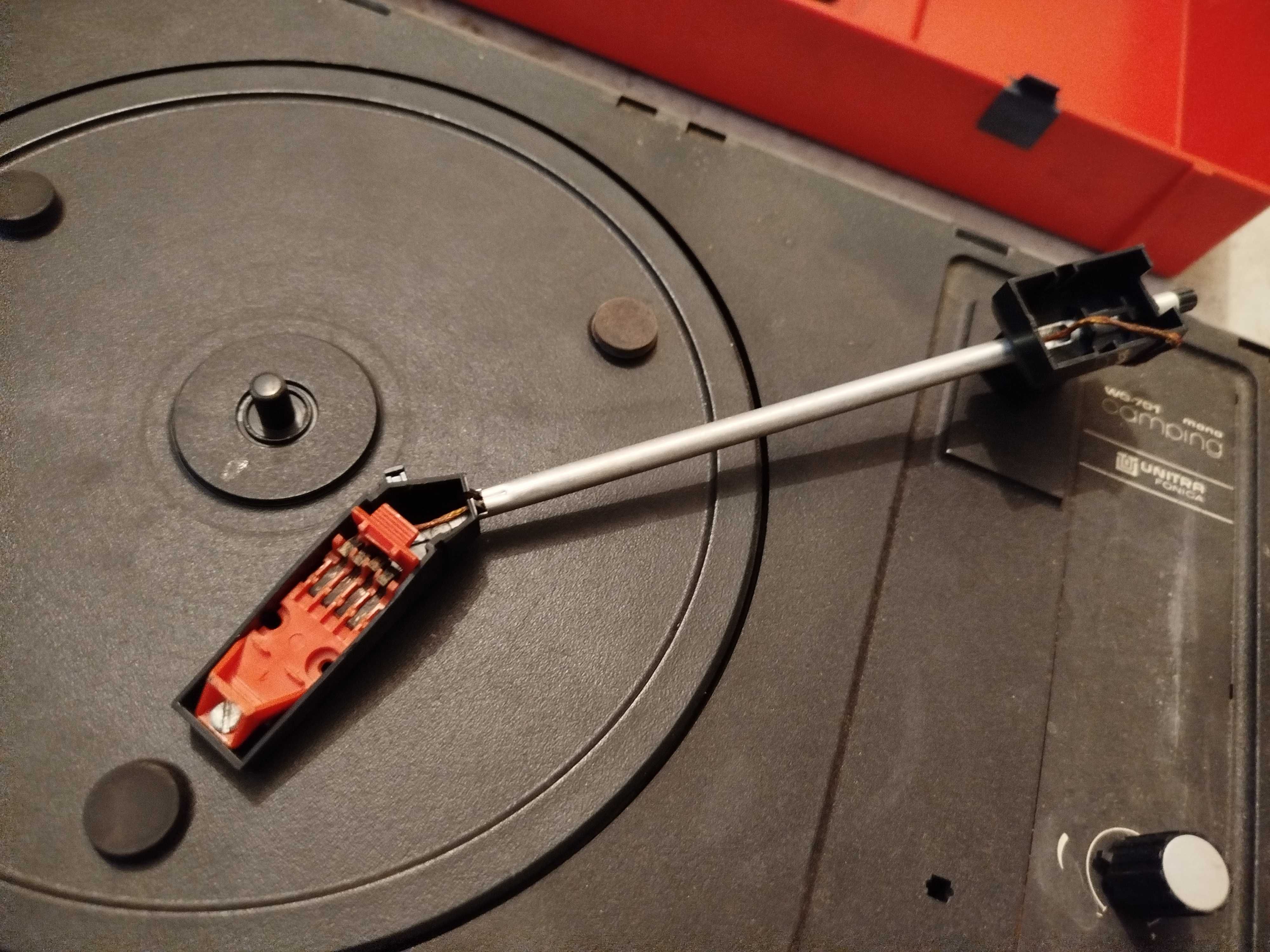 Adapter Gramofon Camping WG701 Unitra Fonica na części stan słaby