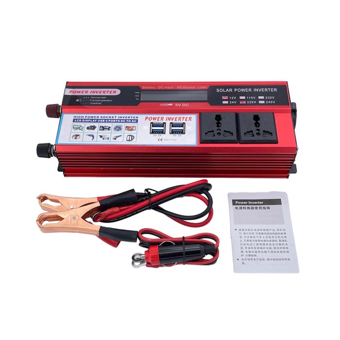 Инвертор с модифицированой синусоидой Power Inverter 3000Вт 12В 220В