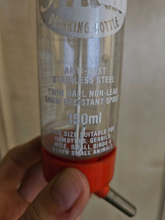 Poidło dla gryzoni, chomika myszy, świnki morskiej, szynszyla, 150ml