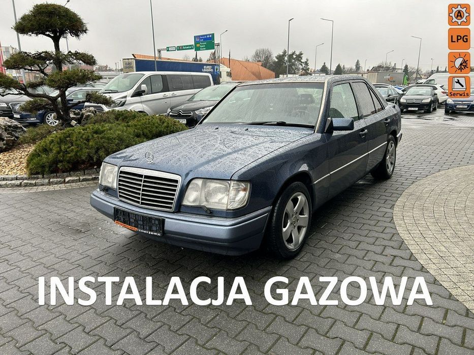 Mercedes-Benz Klasa E klimatyzacja, LPG, wspomaganie, el. szyby + lusterka, skóra
