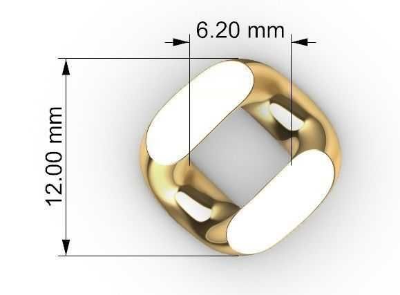 Złota bransoleta męska Miami 585 z kamieniami 12 mm 75g lub 750 18K