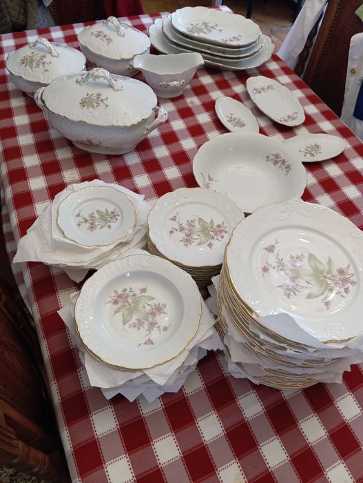 Conjunto pratos novos vista alegre