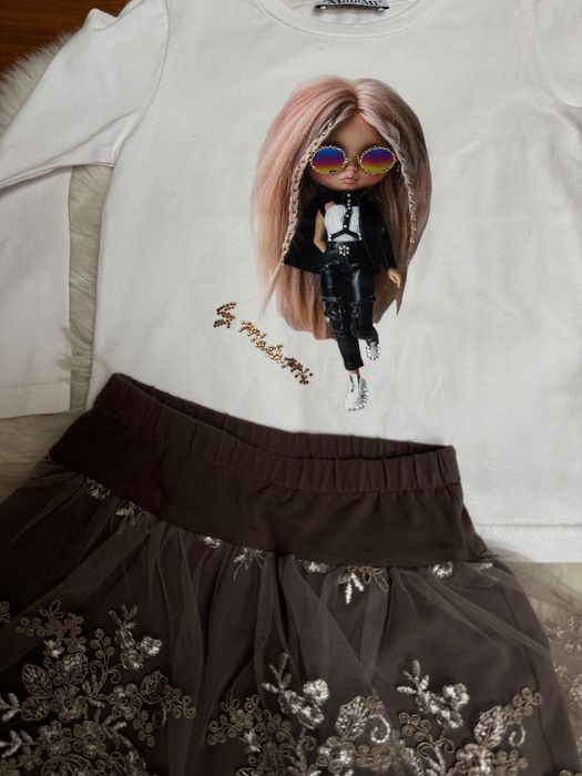 Zestaw legginsy Nala handmade i bluzeczki