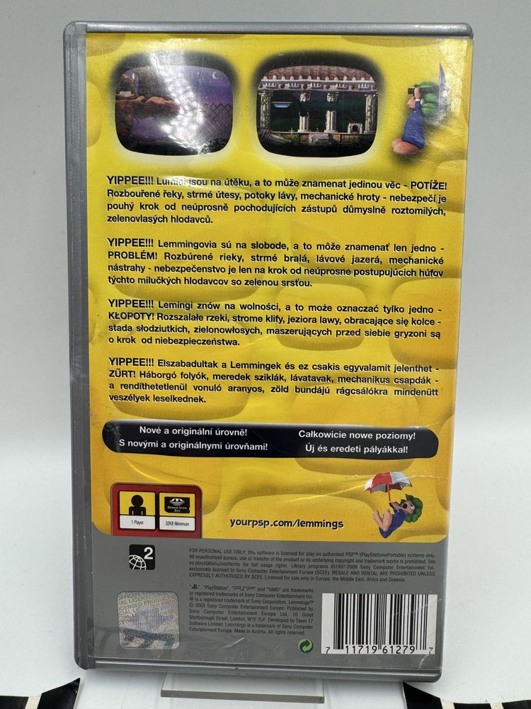 Gra PL Lemmings PSP Gwarancja