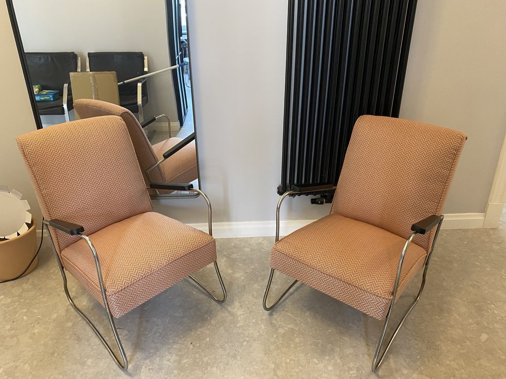 Fotel Zadziele, bauhaus, mid century, vintage design, Mucke Melder.