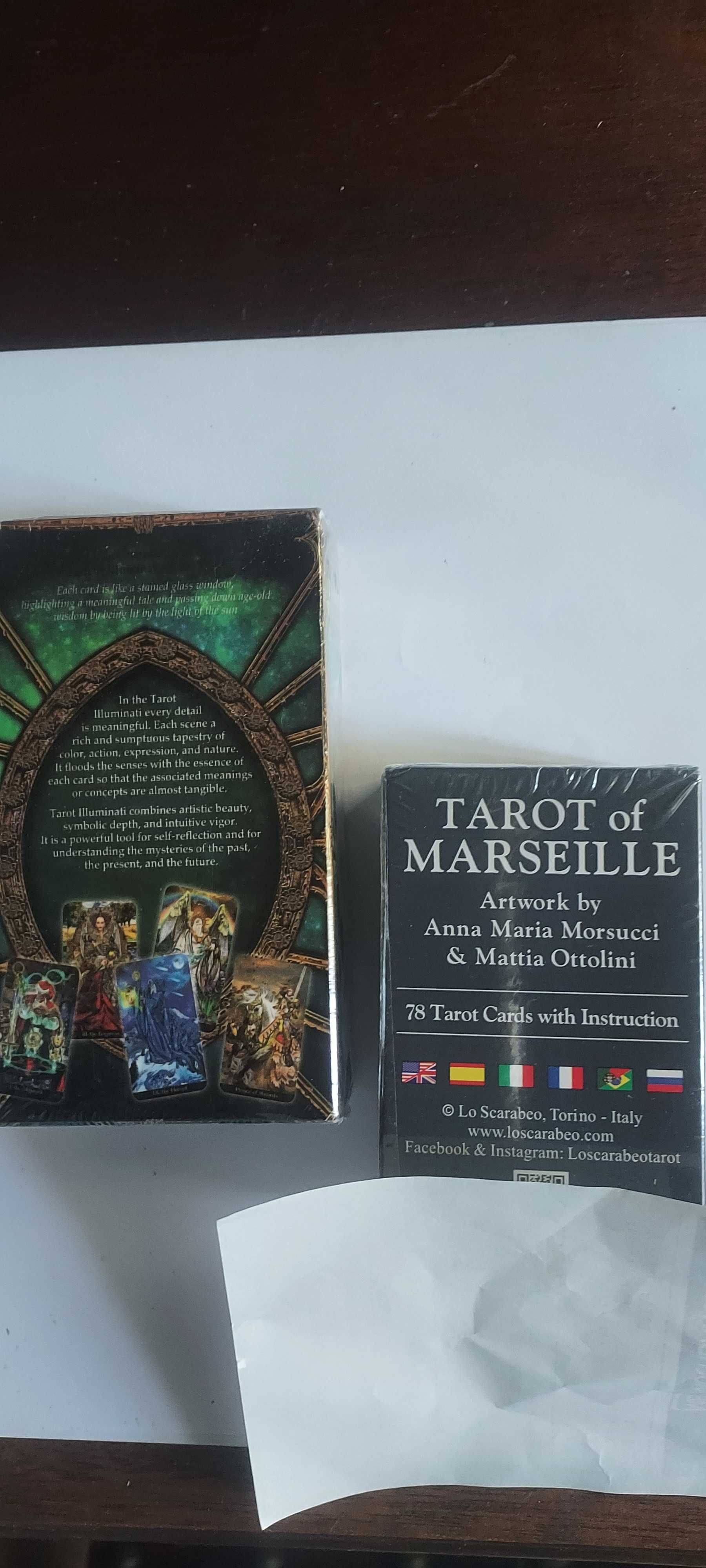 TAROT ILLUMINNATTI. SELADO NA ORIGEM. VENDO .POR 14 EUROS.