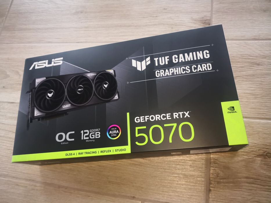 ASUS TUF Gaming RTX 5070 OC Edition 12GB GDDR7 (Gwarancja)