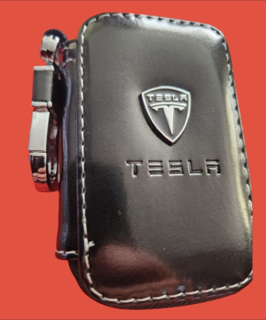 Tesla - carteira, porta chaves. Novo