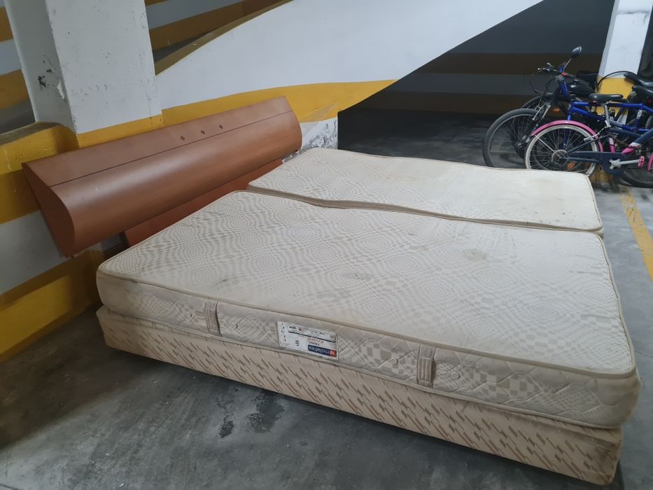 Camas solteiro corpo e meio