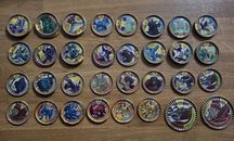 Yugioh shadow metal tazo - 3 seria - 60 sztuk małych + 2 duże