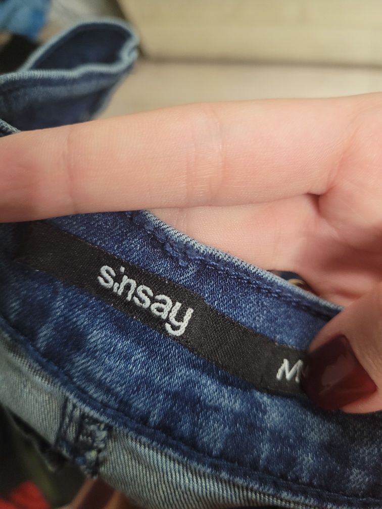 Spódnica jeansowa na guziki Sinsay