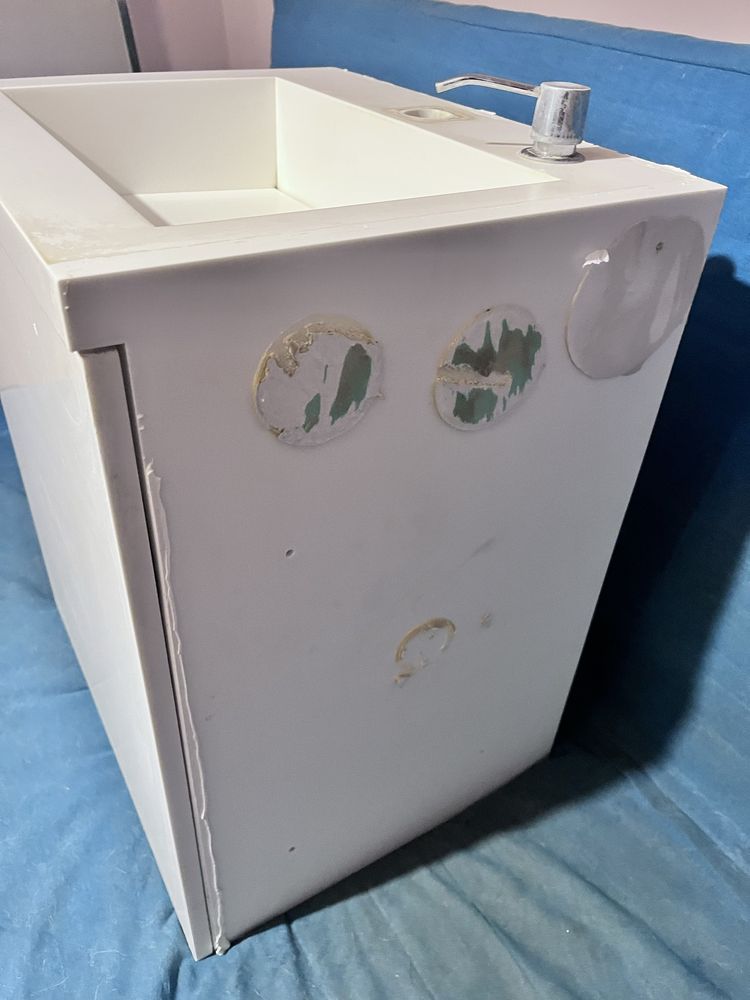 Zlew z szafką Corian Monolit