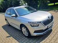Skoda Kamiq 1.6 diesel, automat, półskóry, kamera, serwisowana