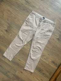 Damskie spodnie z kieszeniami karmelowe F&F 42 XL 44 xxl plus size