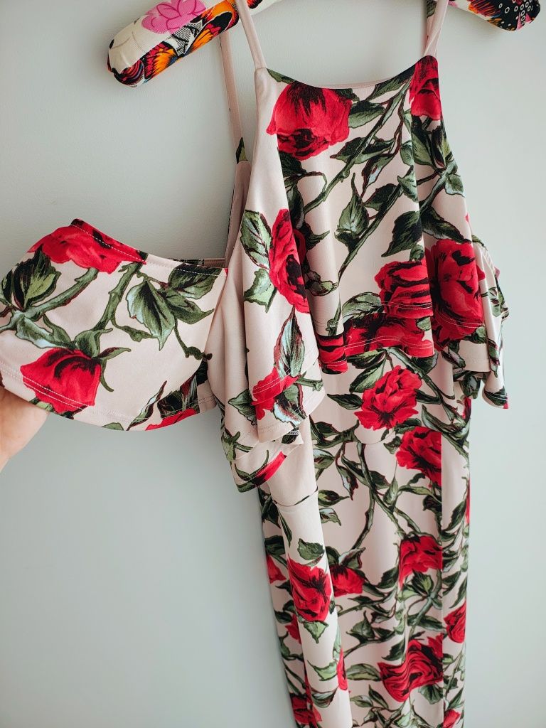 Sukienka Myleene Klass hiszpanka XL/16 flower