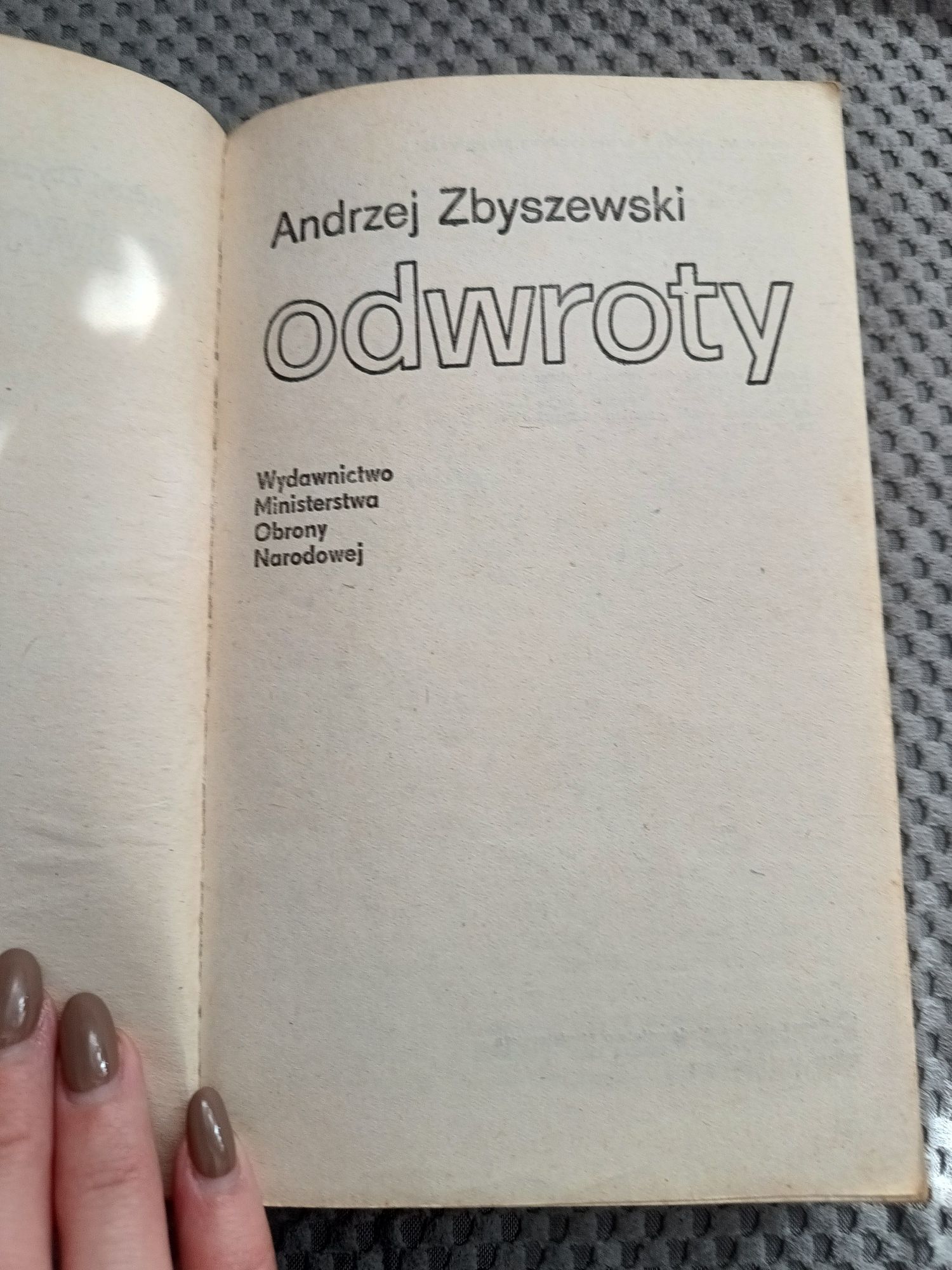Andrzej Zbyszewski Odwroty