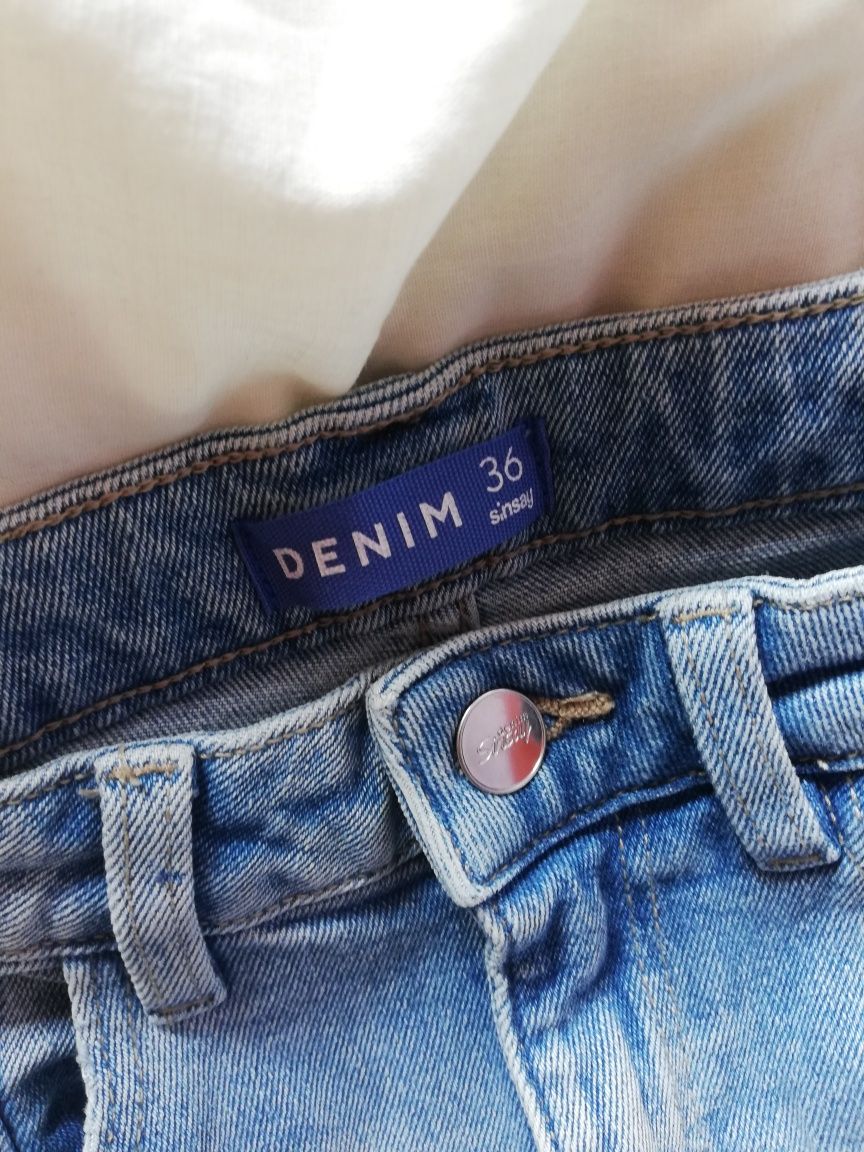 Dżinsy jeansy spodnie Denim sinsay
