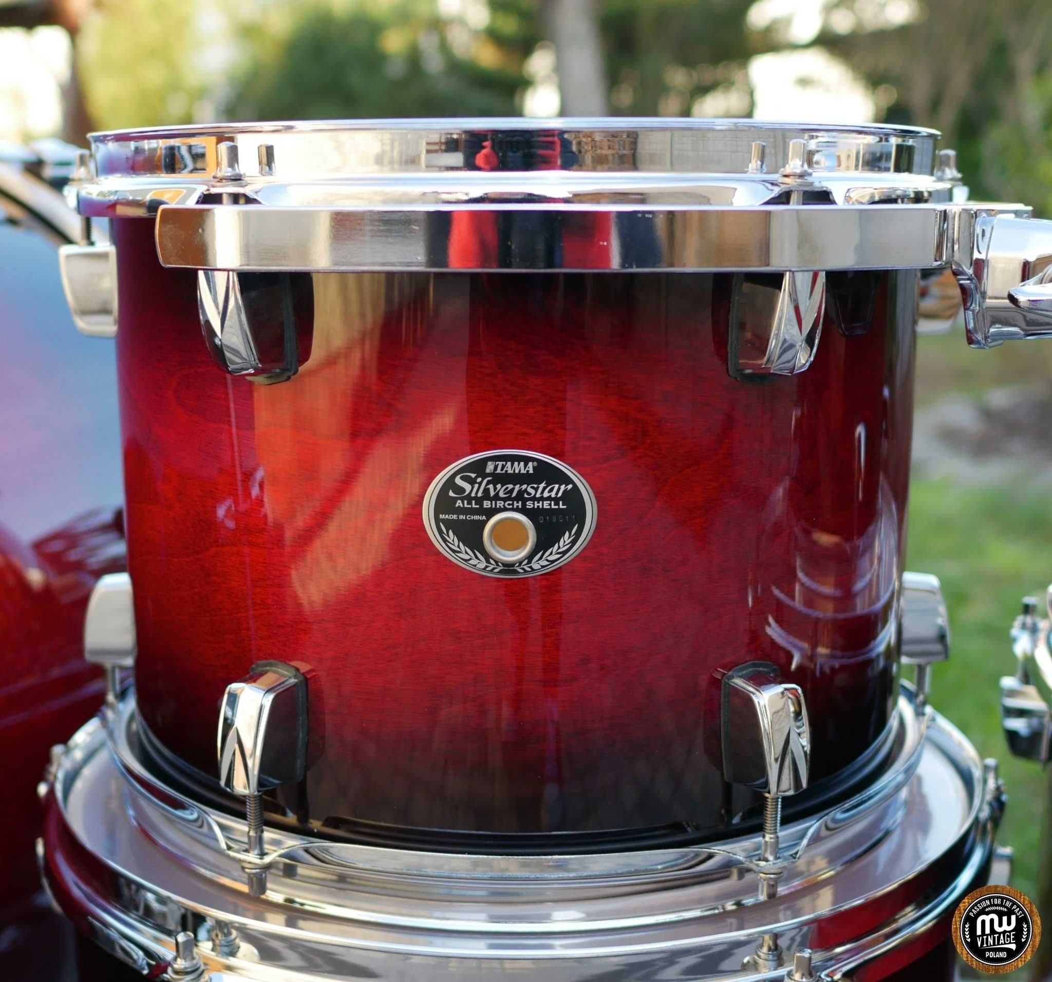 Perkusja Tama Silverstar Custom 22”, 10”, 12", 14", 16" Red - Black ‼️