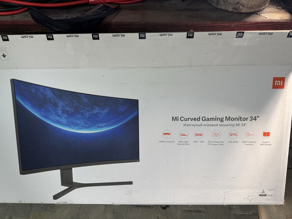 Монітор вигнутий  34" 144hz Xiaomi xmmntwq34