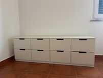 Armario gavetas branco IKEA
