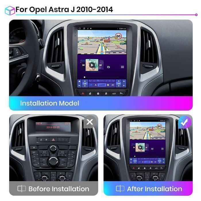 Radio nawigacja Opel Astra J 2009 - 2013 Android Auto Carplay