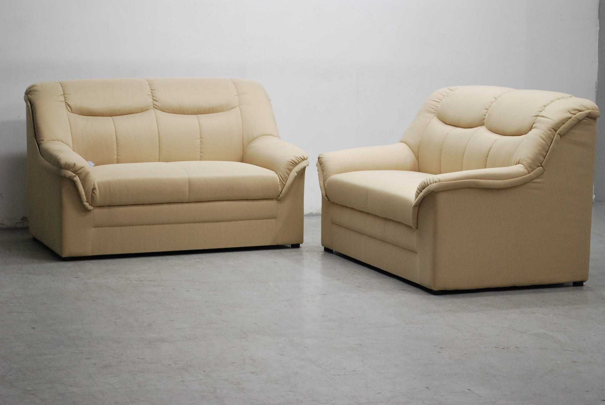 RCE nowy komplet 2+2 SOFA kanapa ZESTAW beżowa tkanina