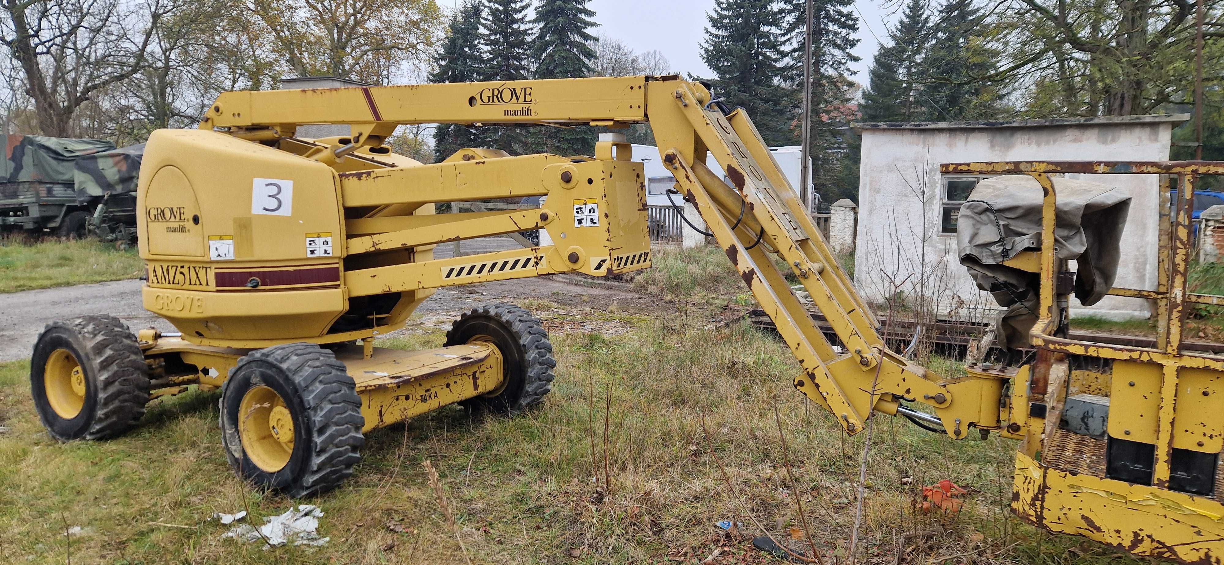 Grove AMZ51XT zwyżka podnośnik koszowy silnik deutz f4l1011