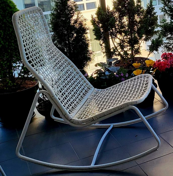 Fotel na taras, balkon, do ogrodu  bujany