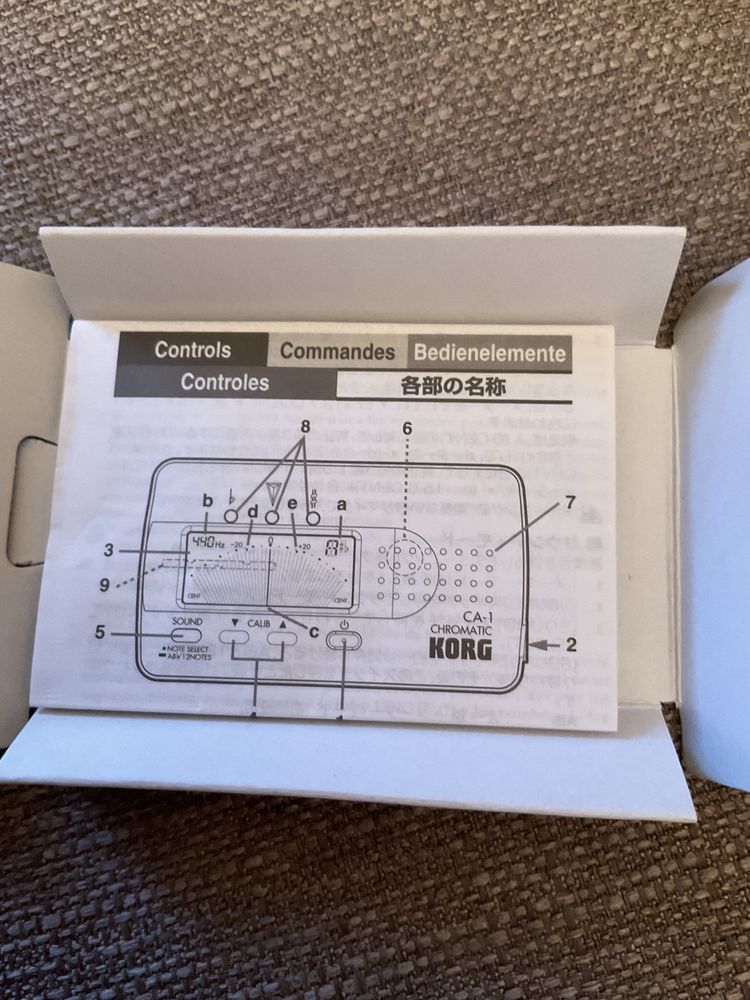 Korg ca1 stroik do instrumentow muzycznych gitara elektryczna basowa