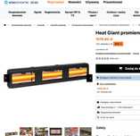 Promiennik Blumfeld Heat Gigant 3x2000W 380V NOWY! 35% ceny!