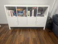 Regal Ikea Kallax biały + stelaż