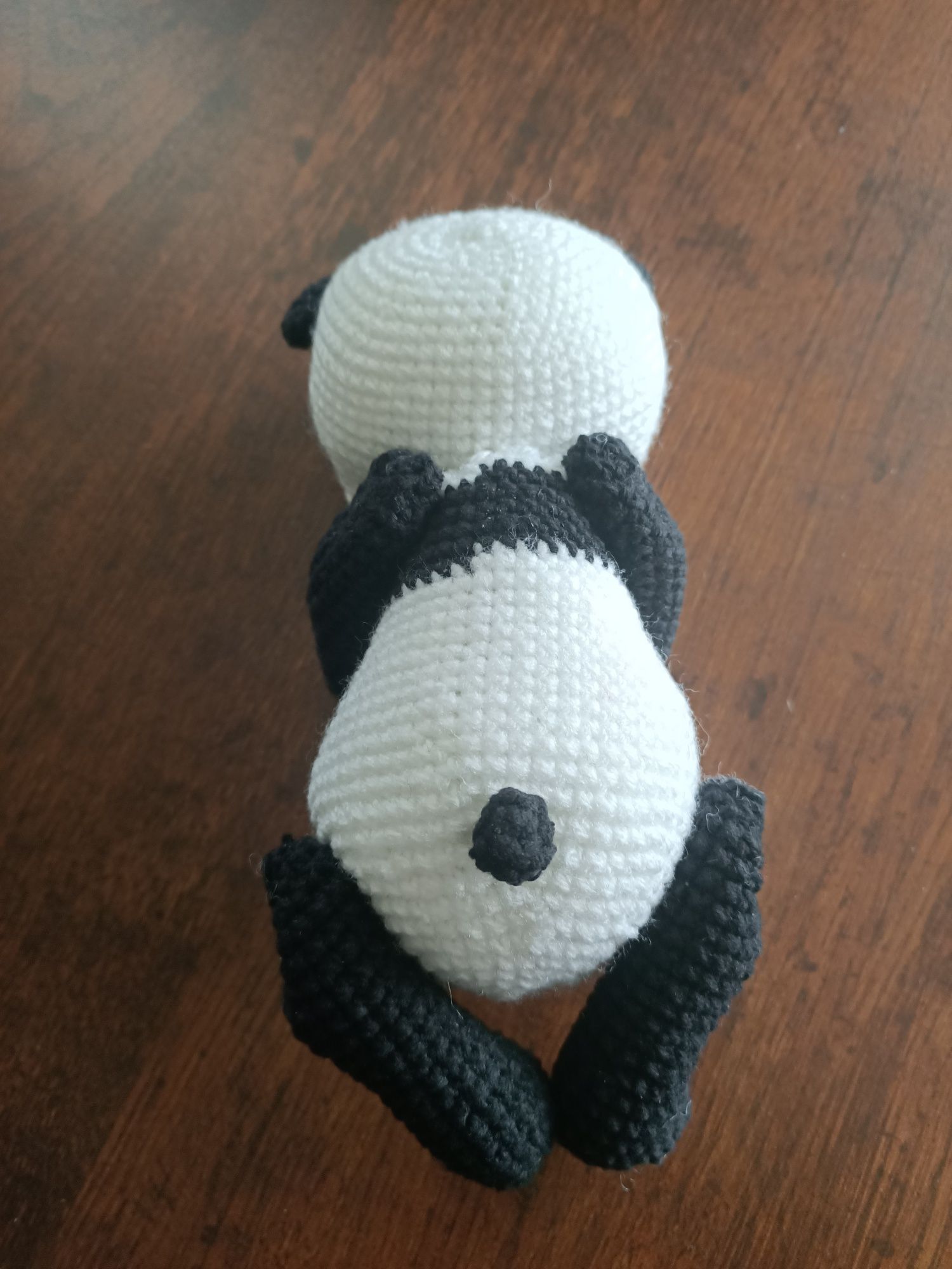 Śliczny miś panda amigurumi