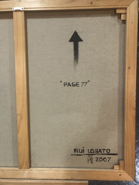 Tecnica mista sobre tela assinado