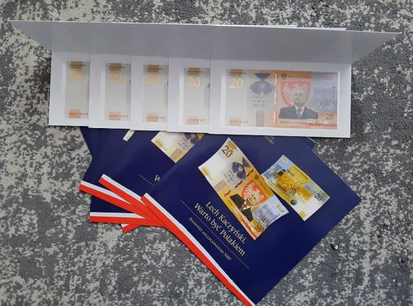 NOWY Banknot - Lech Kaczyński.