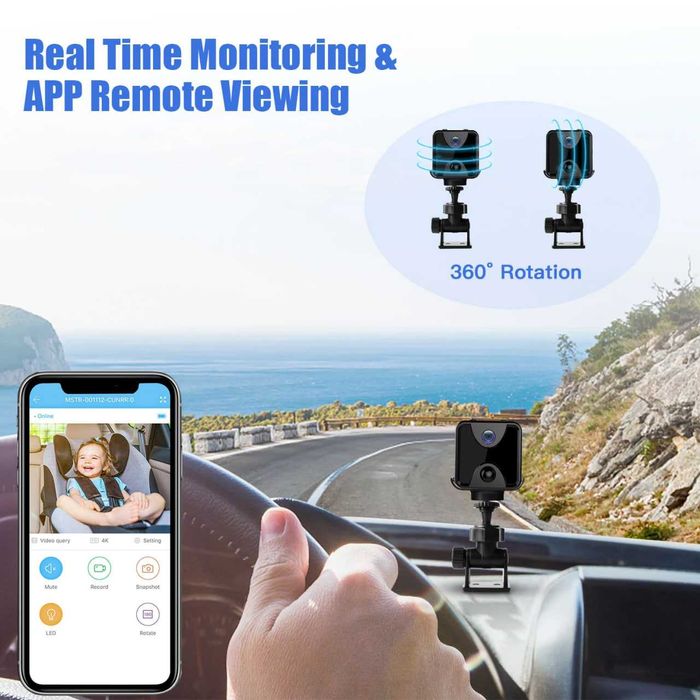 Міні Wi-Fi камера Yadayuki відеорегістратор відеоспостереження