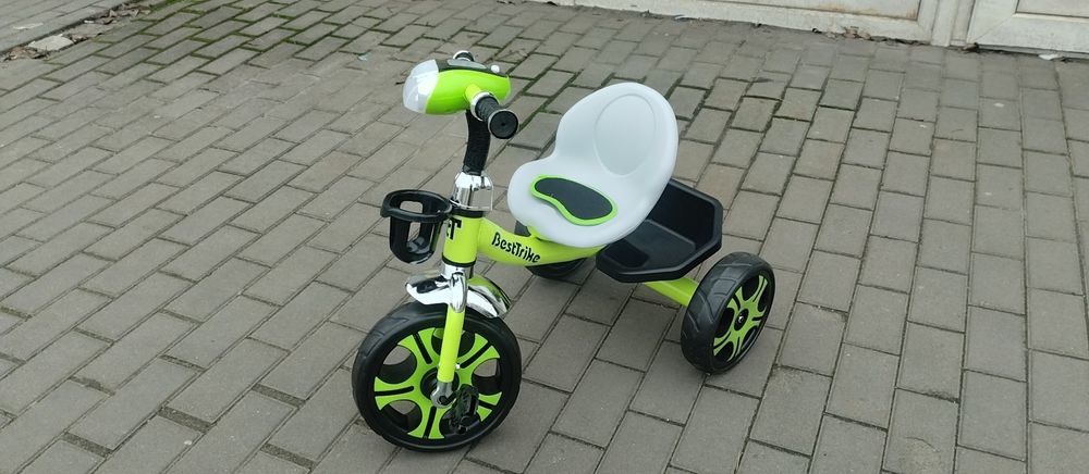 Дитячий триколісний велосипед Best Trike BS-25084 колеса EVA, сталева