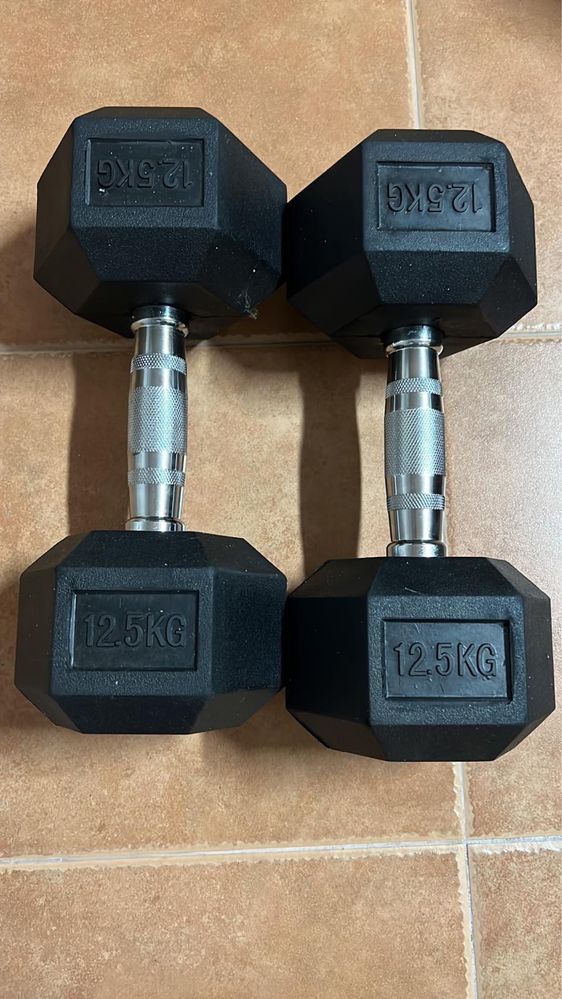 Halteres hexagonais 10kg